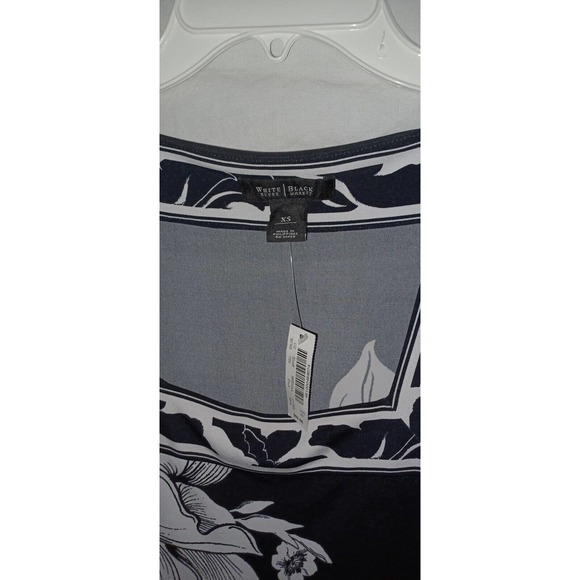 White House Black Market Black & White XSMALL dress - Picture 2 of 4